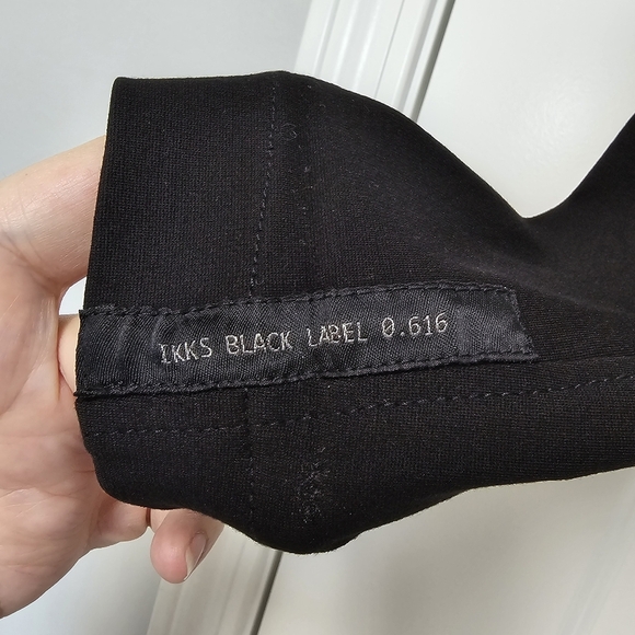 IKKS Women’s Blazer Knit Jacket Double Breasted Size 34 XSmall Black Label - Picture 4 of 11